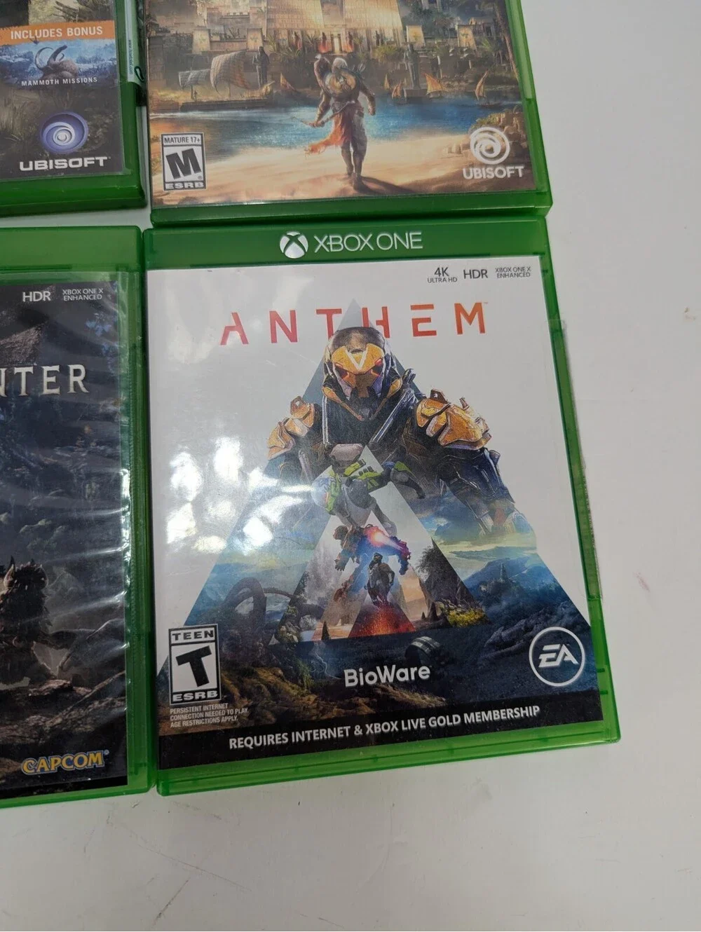 XBOX One Games LOT of 9 Assassins Creed Star Wars Battlefront Borderlands 3 Etc